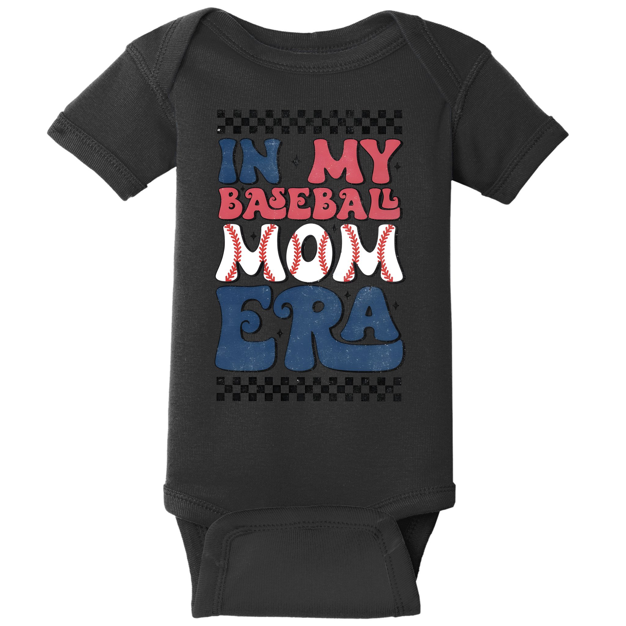 In My Baseball Mom Era Baby Bodysuit
