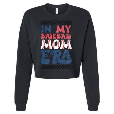 In My Baseball Mom Era Cropped Pullover Crew