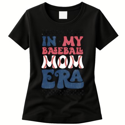 In My Baseball Mom Era Womens T-Shirt