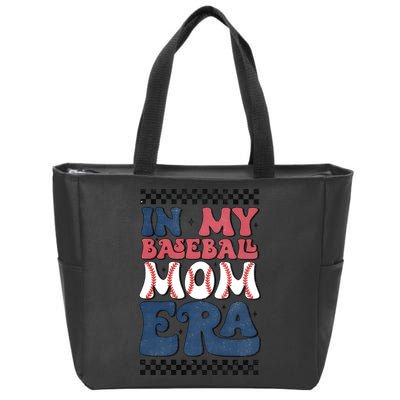 In My Baseball Mom Era Zip Tote Bag