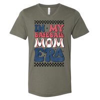 In My Baseball Mom Era V-Neck T-Shirt