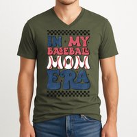 In My Baseball Mom Era V-Neck T-Shirt