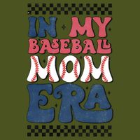 In My Baseball Mom Era V-Neck T-Shirt