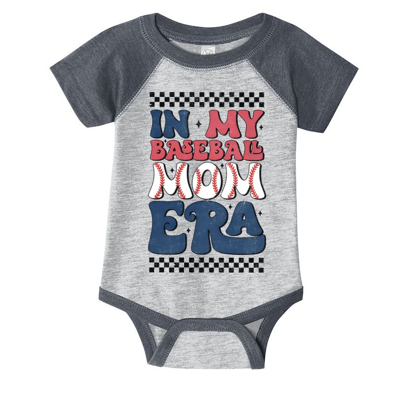 In My Baseball Mom Era Infant Baby Jersey Bodysuit