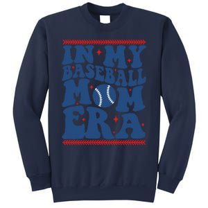 In My Baseball Mom Era Groovy Baseball Mom Team MotherS Day Sweatshirt