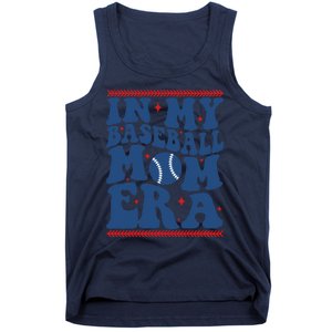 In My Baseball Mom Era Groovy Baseball Mom Team MotherS Day Tank Top