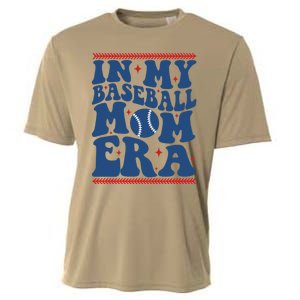 In My Baseball Mom Era Groovy Baseball Mom Team MotherS Day Cooling Performance Crew T-Shirt