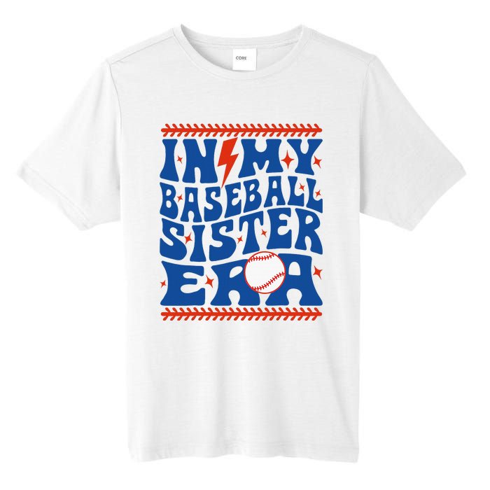 In My Baseball Sister Era Groovy Sister Baseball Tall Fusion ChromaSoft Performance T-Shirt