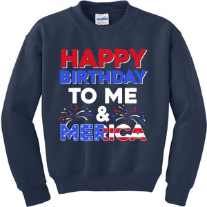 It's My Birthday July 4th American Independence Day Gift Kids Sweatshirt