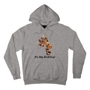 It's My Birthday Good Time Giraffe Party Animal Tall Hoodie