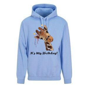 It's My Birthday Good Time Giraffe Party Animal Unisex Surf Hoodie