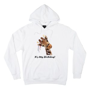 It's My Birthday Good Time Giraffe Party Animal Hoodie