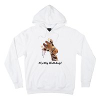 It's My Birthday Good Time Giraffe Party Animal Hoodie