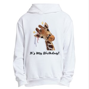 It's My Birthday Good Time Giraffe Party Animal Urban Pullover Hoodie