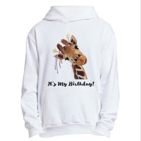 It's My Birthday Good Time Giraffe Party Animal Urban Pullover Hoodie