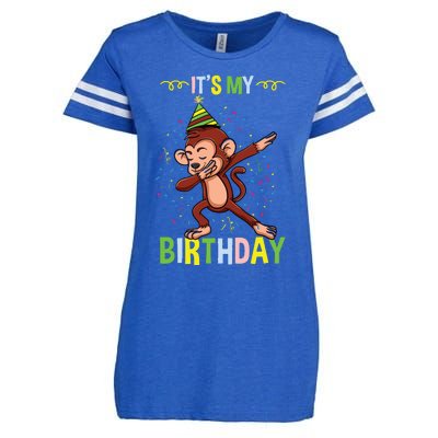 Its My Birthday Monkey Enza Ladies Jersey Football T-Shirt