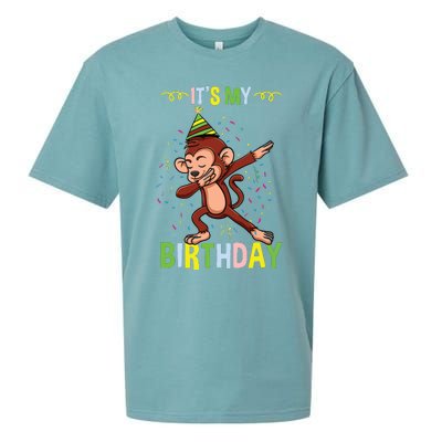 Its My Birthday Monkey Sueded Cloud Jersey T-Shirt