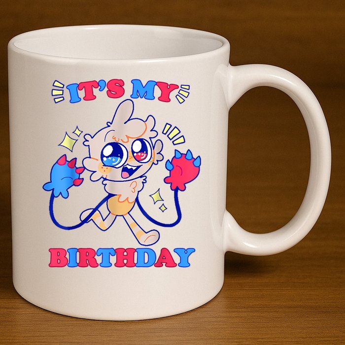 Its My Birthday Dandy World Dandy Goob 11oz C Handle Ceramic Mug