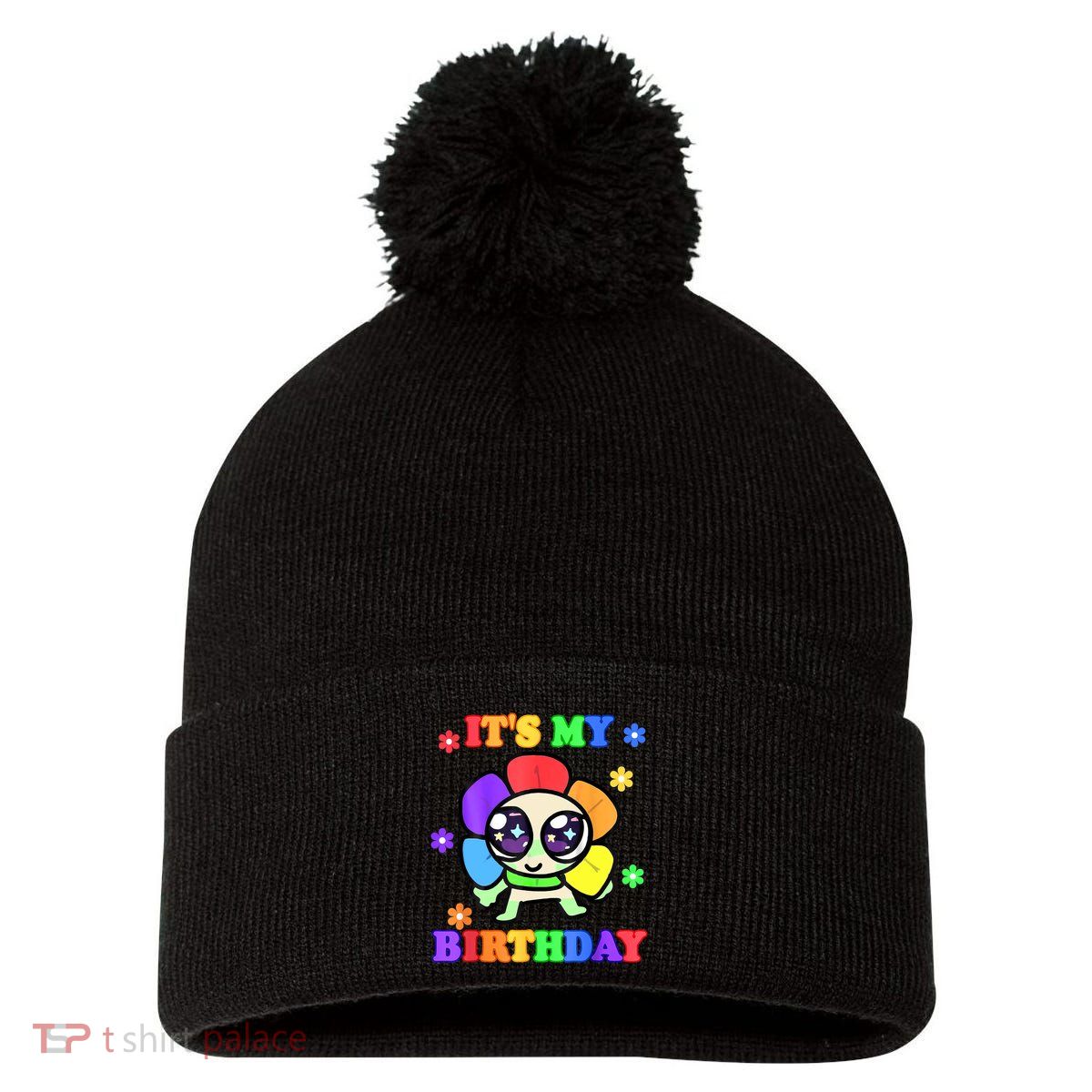 Its My Birthday Dandy World Dandy Goob Pom Pom 12in Knit Beanie