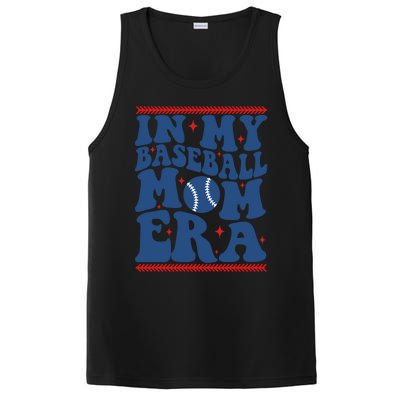 In My Baseball Mom Era Groovy Baseball Mom Team MotherS Day Funny Gift PosiCharge Competitor Tank