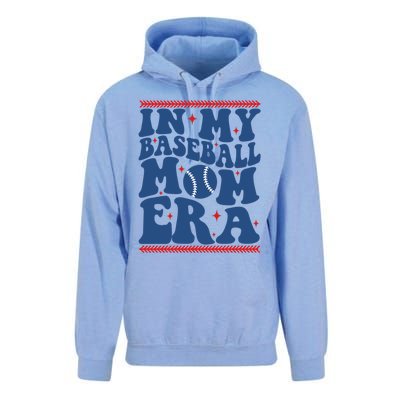 In My Baseball Mom Era Groovy Baseball Mom Team MotherS Day Funny Gift Unisex Surf Hoodie