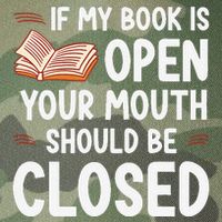 If My Book Is Open Your Mouth Should Be Closed Legacy Tie Dye Trucker Hat
