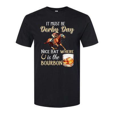 ItS Must Be Derby Day Bourbon Horse Racing Softstyle® CVC T-Shirt