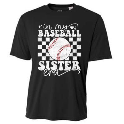 In My Baseball Sister Era Baseball Sister Cooling Performance Crew T-Shirt