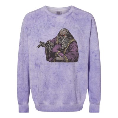 I Might Be Out Of Spells But IM Not Out Of Shells Colorblast Crewneck Sweatshirt