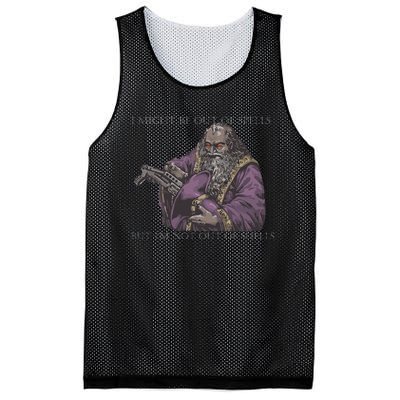 I Might Be Out Of Spells But IM Not Out Of Shells Mesh Reversible Basketball Jersey Tank