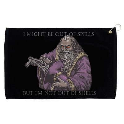 I Might Be Out Of Spells But IM Not Out Of Shells Grommeted Golf Towel