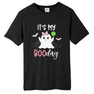 Its My Boo Day Cute Halloween Birthday Ghost Pink Bow Tall Fusion ChromaSoft Performance T-Shirt