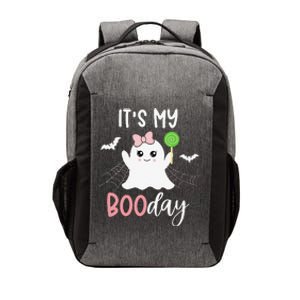 Its My Boo Day Cute Halloween Birthday Ghost Pink Bow Vector Backpack