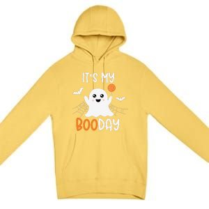 Its My Boo Day Cute Halloween Birthday Ghost Premium Pullover Hoodie