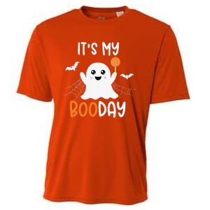 Its My Boo Day Cute Halloween Birthday Ghost Cooling Performance Crew T-Shirt