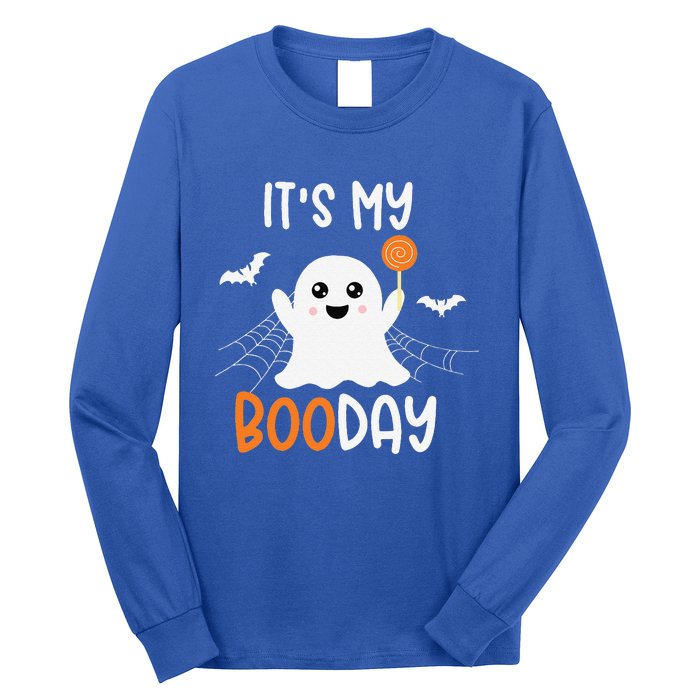 Its My Boo Day Cute Halloween Birthday Ghost Long Sleeve Shirt