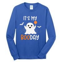 Its My Boo Day Cute Halloween Birthday Ghost Tall Long Sleeve T-Shirt