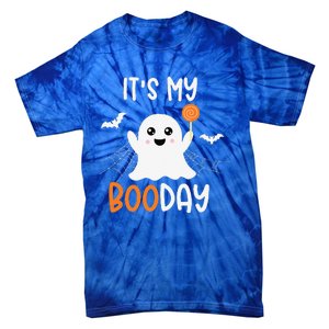 Its My Boo Day Cute Halloween Birthday Ghost Tie-Dye T-Shirt