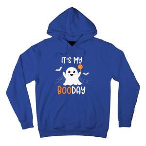 Its My Boo Day Cute Halloween Birthday Ghost Tall Hoodie