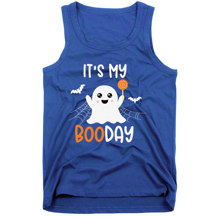 Its My Boo Day Cute Halloween Birthday Ghost Tank Top