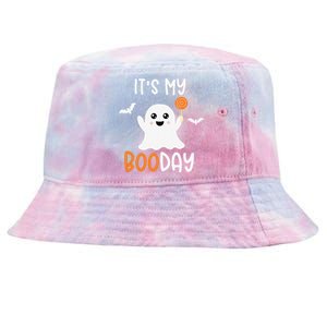 Its My Boo Day Cute Halloween Birthday Ghost Tie-Dyed Bucket Hat