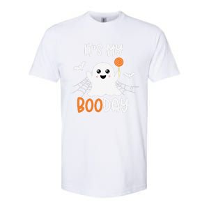 Its My Boo Day Cute Halloween Birthday Ghost Softstyle CVC T-Shirt