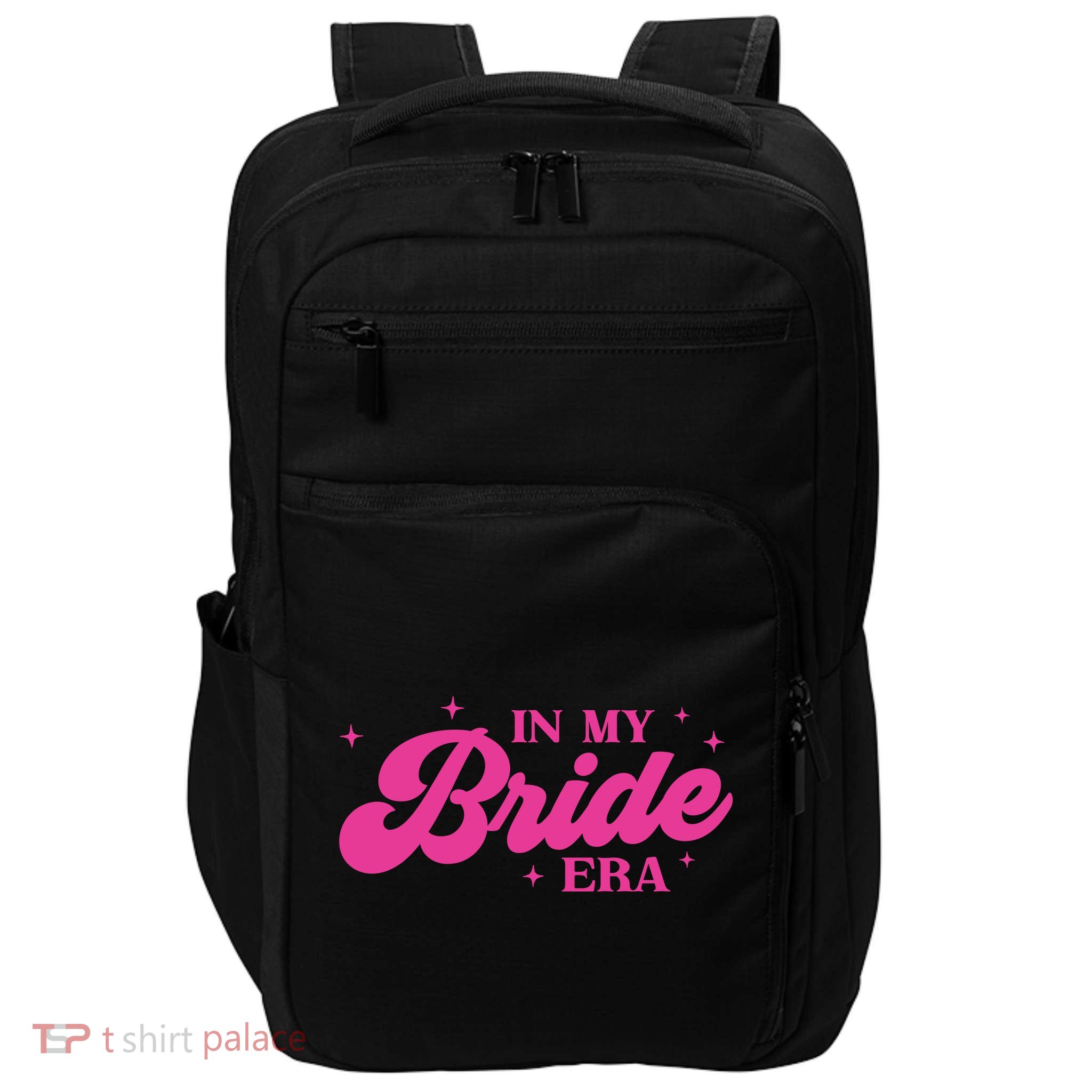 In My Bride Era Wedding Funny Impact Tech Backpack