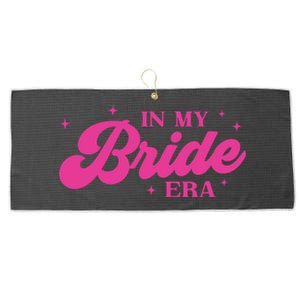 In My Bride Era Wedding Funny Large Microfiber Waffle Golf Towel