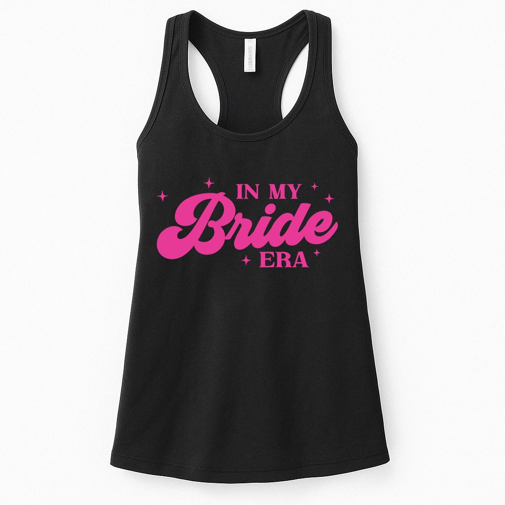 In My Bride Era Wedding Funny Womens Tank Top