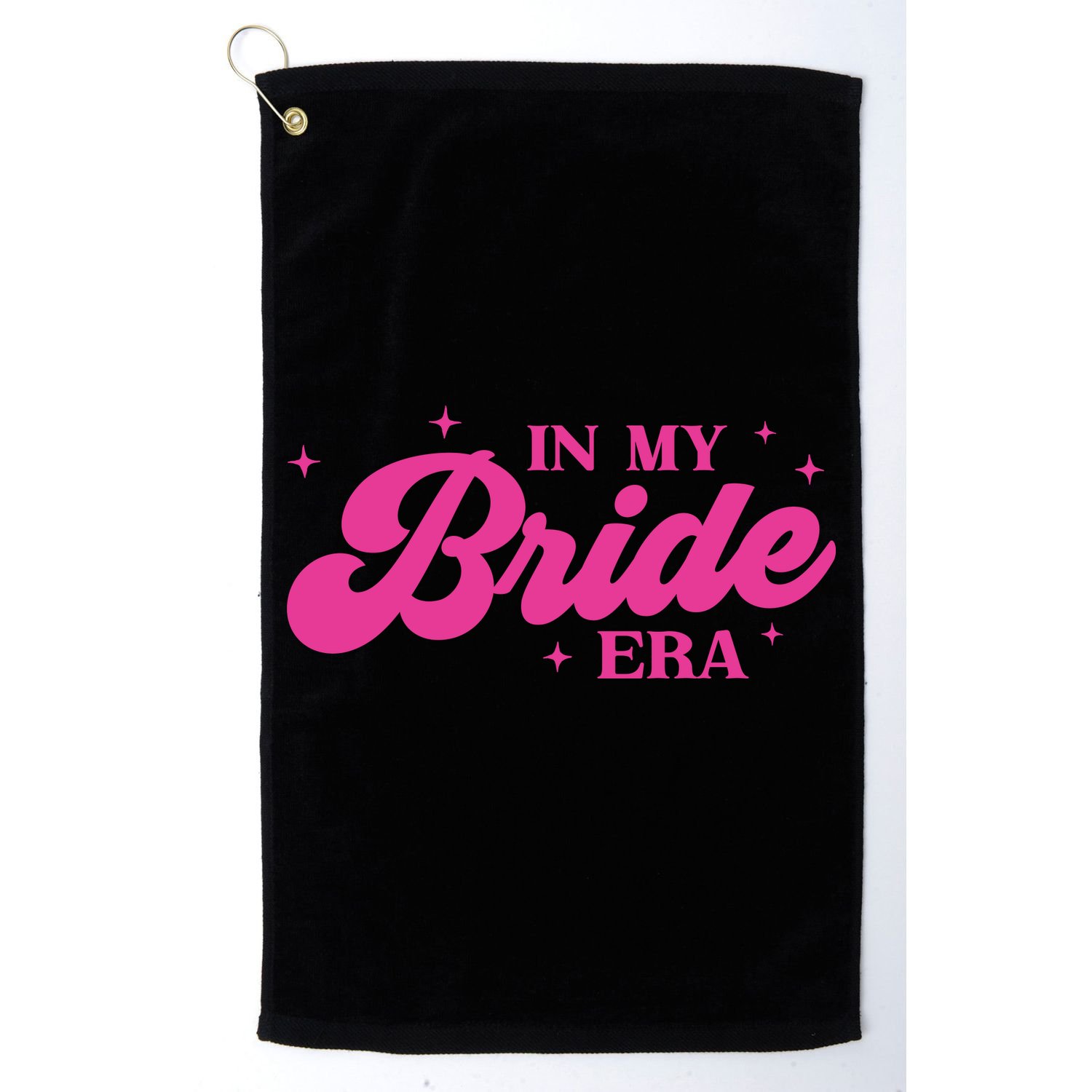In My Bride Era Wedding Funny Golf Towel