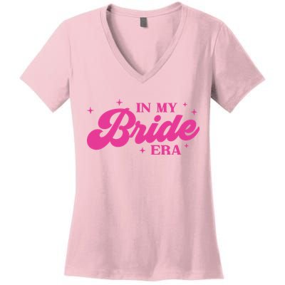 In My Bride Era Wedding Funny Women's V-Neck T-Shirt