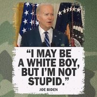 I May Be A White Boy But I'm Not Stupid Biden Legacy Tie Dye Trucker Hat