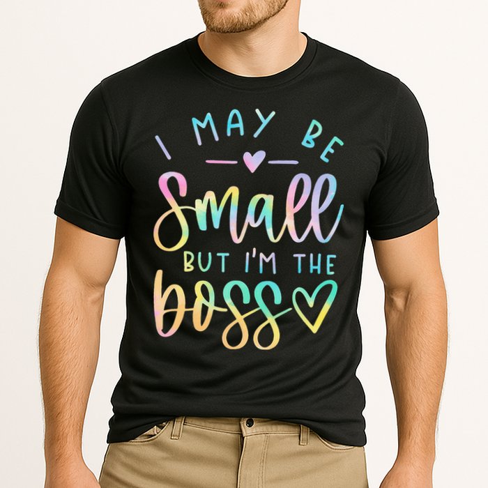 I May Be Small But I'm The Boss Baby Baby Saying Cooling Performance Crew T-Shirt