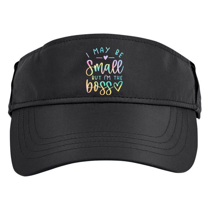 I May Be Small But I'm The Boss Baby Baby Saying Adult Drive Performance Visor